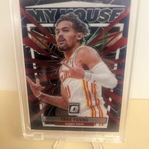 Panini Red and White Basketball Card